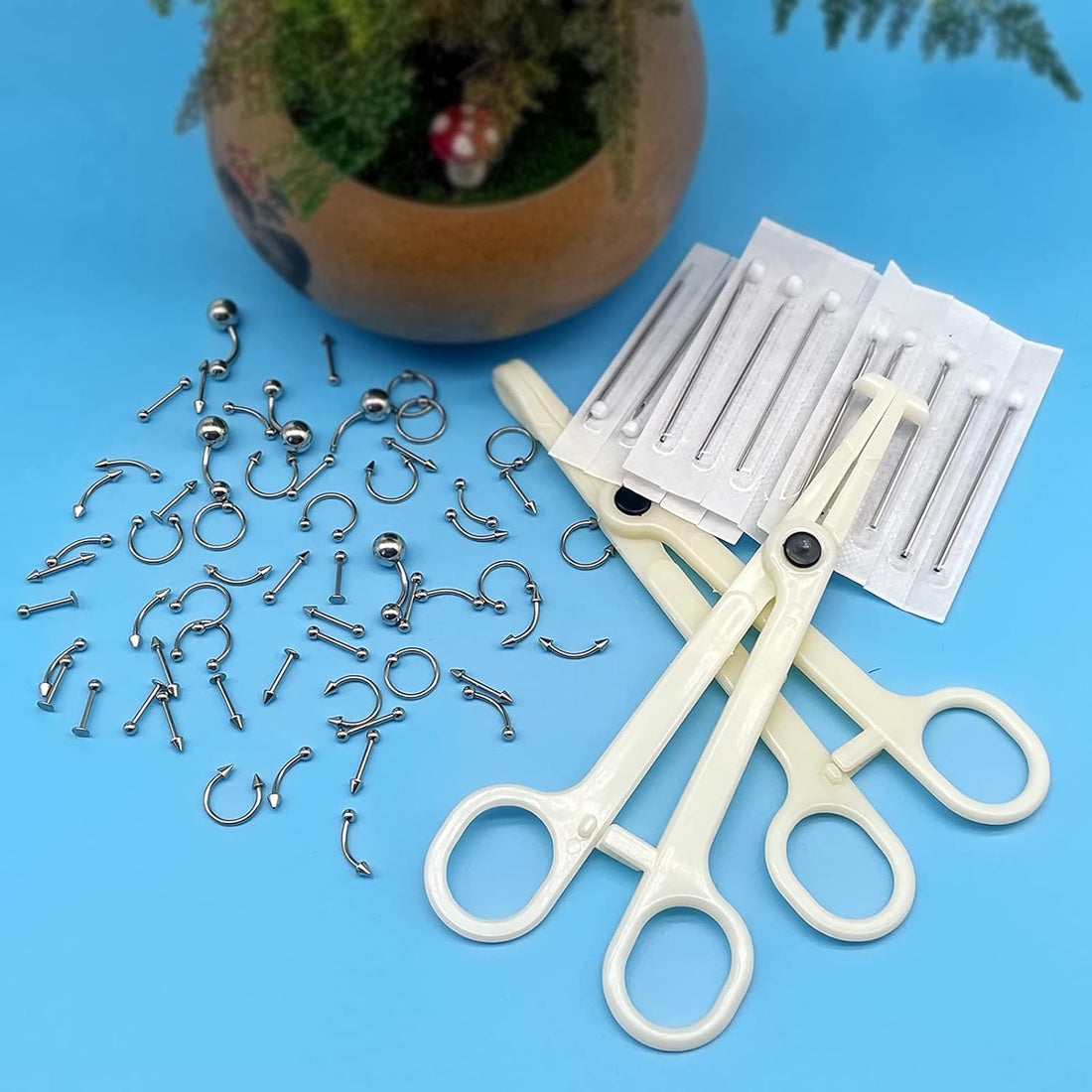 Body Septum Piercing Kit (Pack of 84, 98 & 120 Pcs)